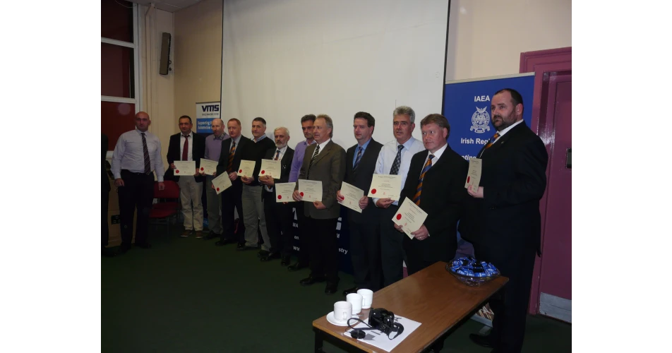 Assessors certified at IAEA lecture evening