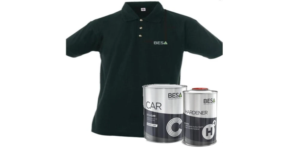 Get a free BESA Polo Shirt with Primer and Lacquer Kits 