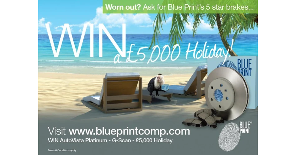 Blue Print holiday brakes promotion