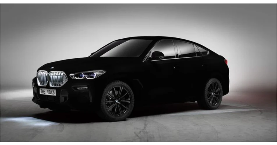 The ultra black BMW 