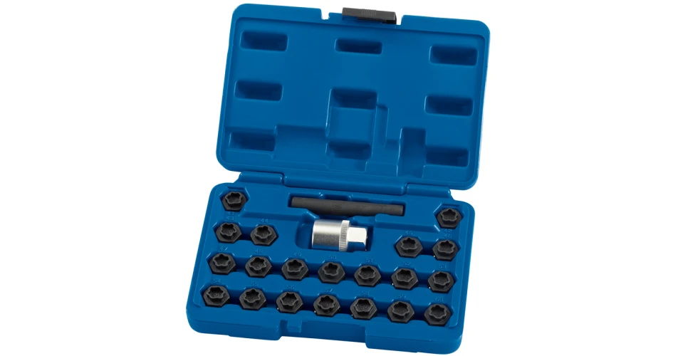 Draper adds 3 new locking wheel nut removal sets 