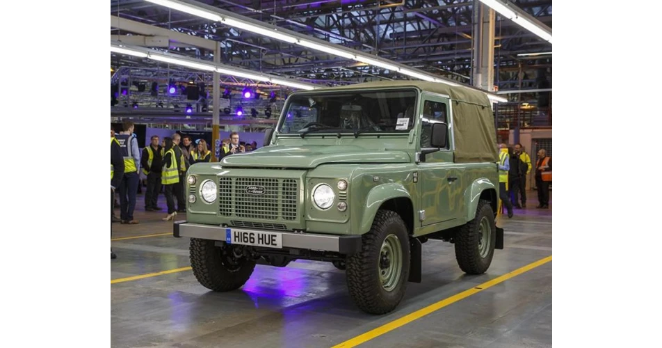 The last Defender rolls off Land Rover production line 