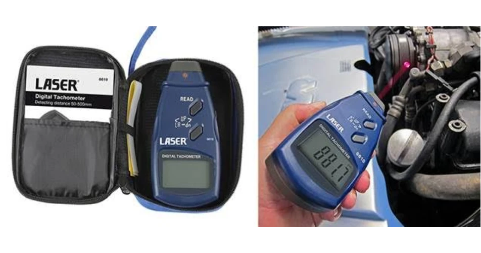 Laser adds new portable tachometer to tool range