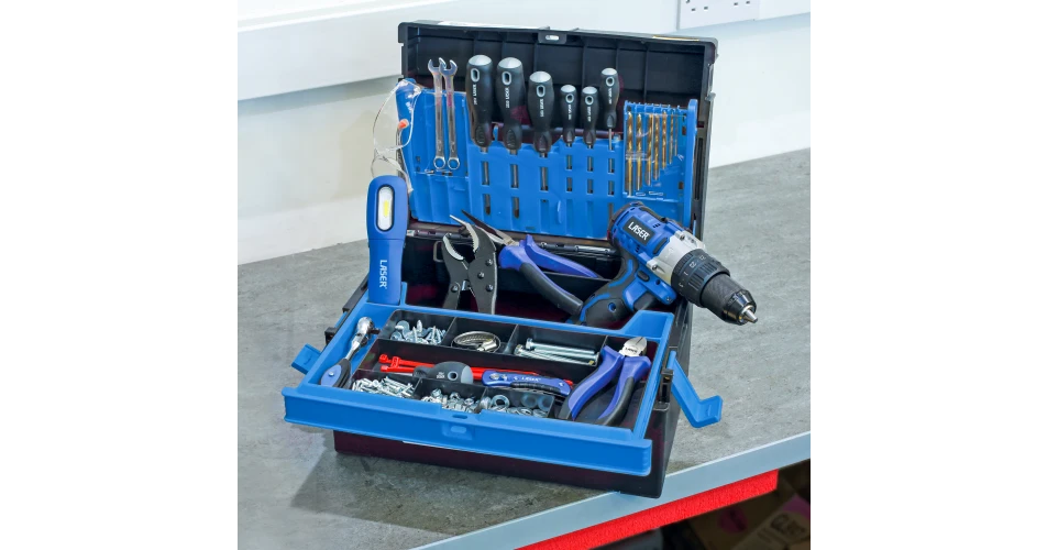 New versatile organiser tool boxes from Laser Tools