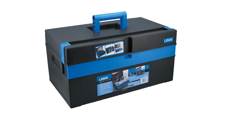 New versatile organiser tool boxes from Laser Tools