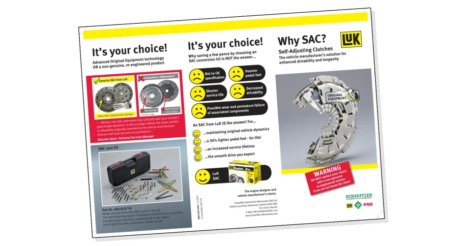 Schaeffler issues SAC conversion kit warning