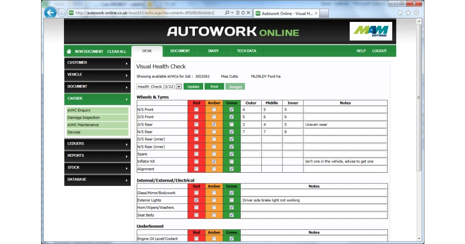 New developments for Autowork Online users