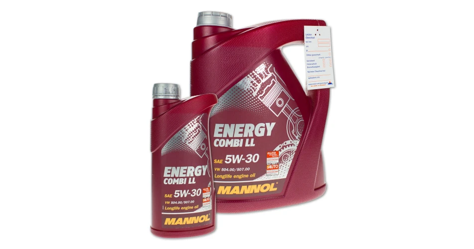 MANNOL 7907 Energy Combi LL SAE 5W-30 VW 504 00/507 00 Bi-Synthetic (PAO +  esters) Motor Oil for Petrol and Diesel Engines Oil Change Intervals Long