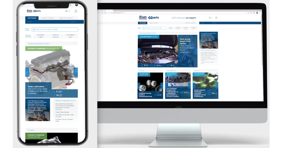 New web portal for aftermarket &lsquo;Experts&rsquo; from Nissens Automotive