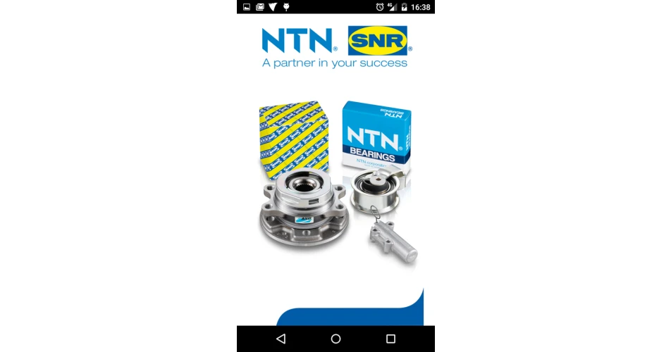 NTN-SNR iParts now on Android