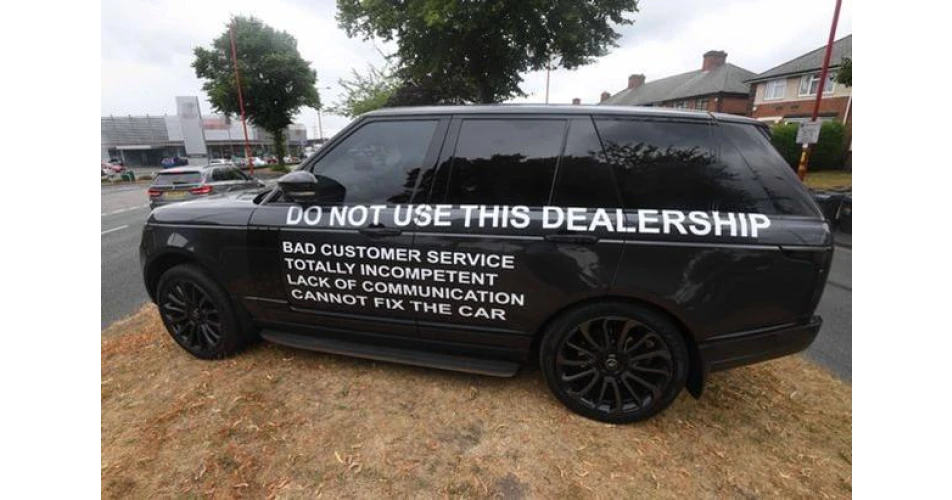 Driver takes direct action over poor dealer service 