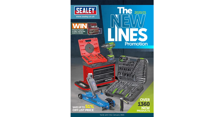 New Lines promotion from Sealey