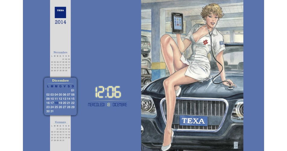 Download the TEXA calendar