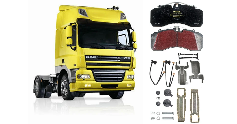 Textar adds CV brake pad for DAF applications