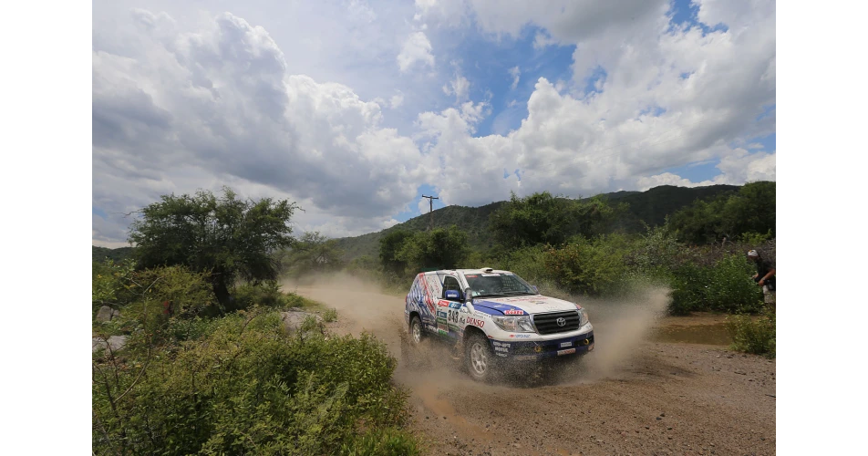 KYB and Toyota enjoy Dakar success