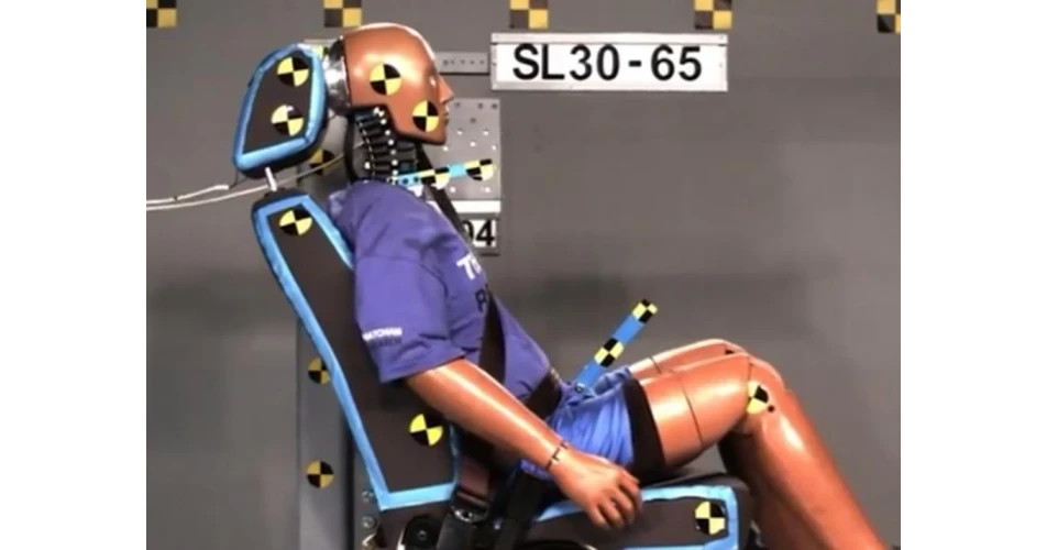 Head restraint and car seat system could reduce whiplash injuries