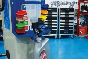 Laser Tools introduces Magnetic Oil-Drain Storage Station 