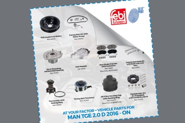 At your Factor parts for MAN TGE 2.0 D 2016 on