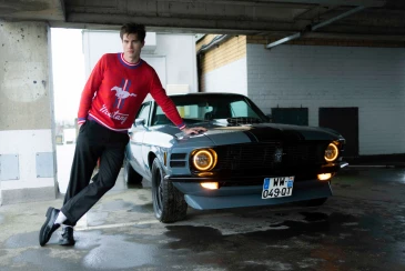 Ford celebrate 60 years of Mustang with special Christmas jumper