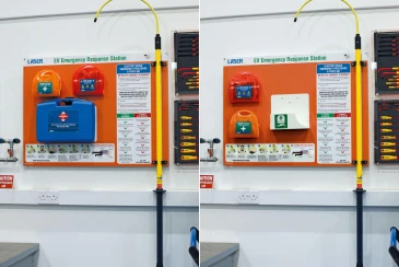 Electric Vehicle workshop Emergency Response Stations from Laser Tools