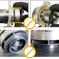 Dry testing damage on electric water pumps