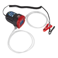 Convenient oil extraction with Sealey portable 12v Pump